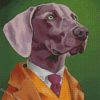 Classy Weimaraner Dog Diamond Paintings