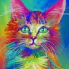 Colourful Cat Diamond Painting