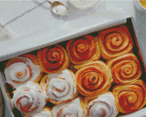 Cool Cinnamon Bun Diamond Paintings