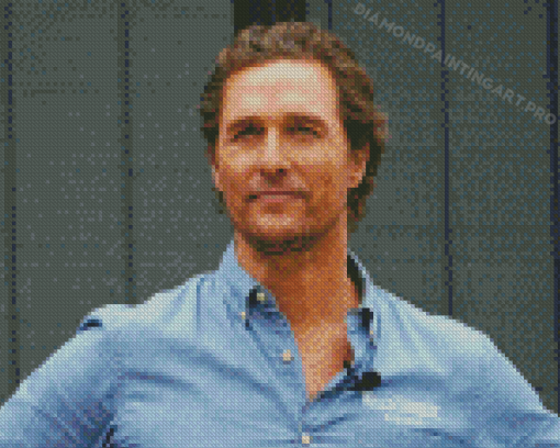 Cool Matthew McConaughey Diamond Paintings