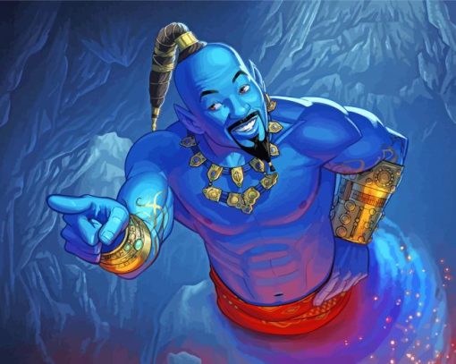 Cool Aladdin Genie Diamond Paintings