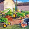 The John Deere Trekker Diamond Paintings