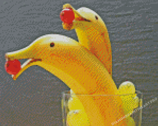 Dolphin Bananas Diamond Painting