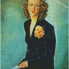 French 1940 Lady Diamond Painting