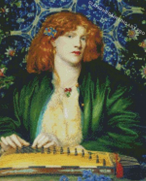 Gabriel Rossetti The Blue Bower Diamond Paintings