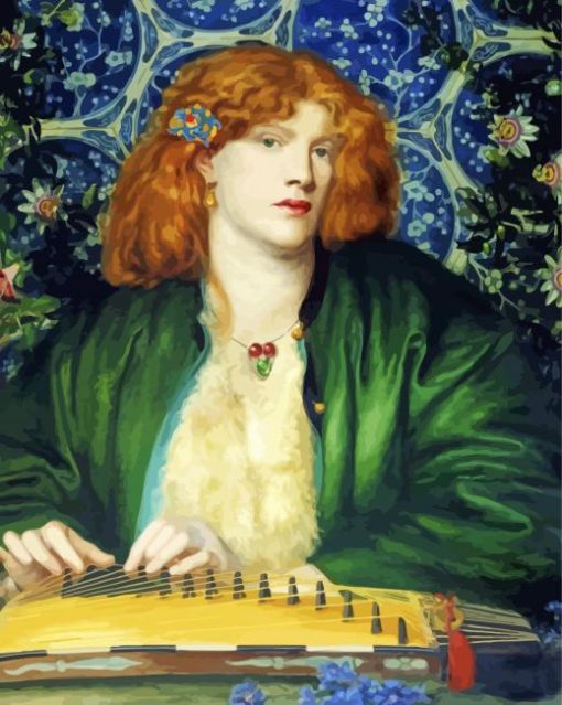 Gabriel Rossetti The Blue Bower Diamond Paintings