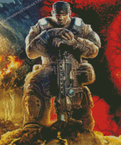 Gears Of War Diamond Painting