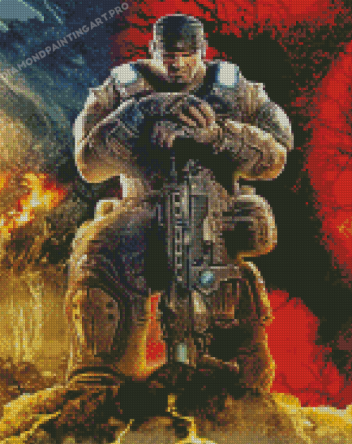 Gears Of War Diamond Painting