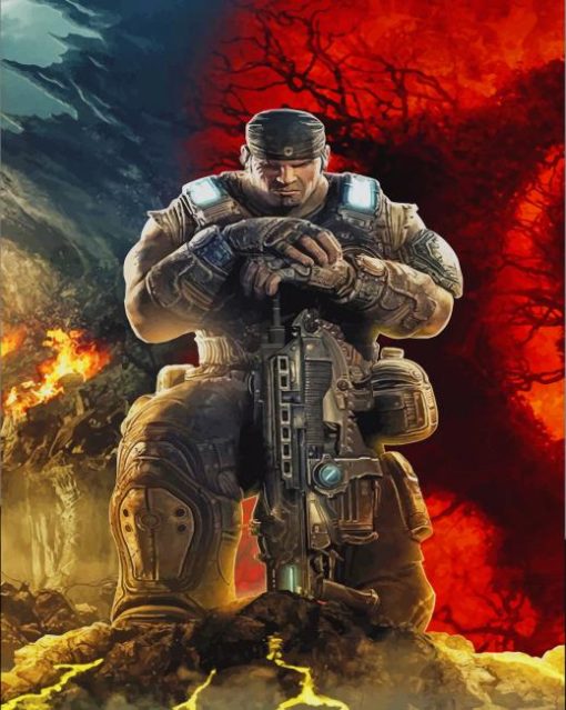 Gears Of War Diamond Painting