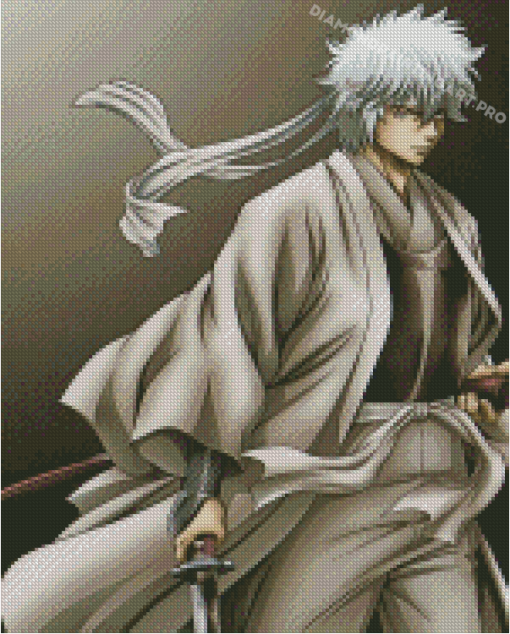 Gintoki Gintama Character Diamond Painting