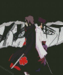 Itachi And Sasuke Art Diamond Painting