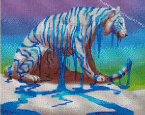 Albino Tiger Diamond Paintings