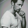 Monochrome Alexander Skarsgard Diamond Paintings