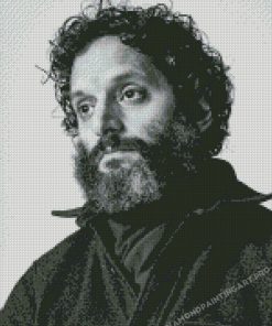 Monochrome Jason Mantzoukas Diamond Paintings