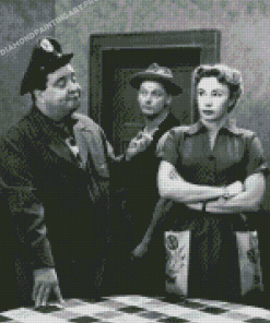 Monochrome The Honeymooners Diamond Painting