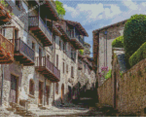 Old Rupit Village Diamond Painting