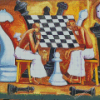 Playing Chess Diamond Painting