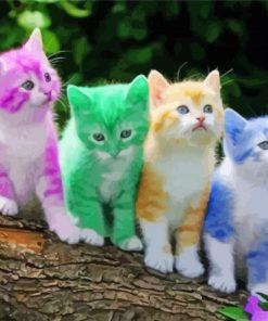 Rainbow Cats Diamond Painting