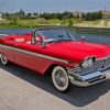 Red Old Convertible Diamond Painting