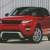 Red Range Rover Diamond Paintings