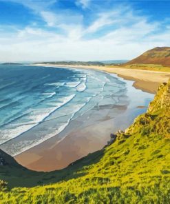 Rhossili Wales Diamond Painting