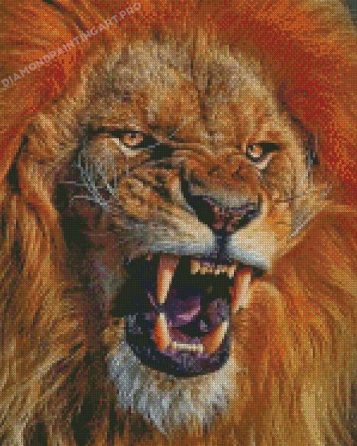 Roaring Lion Diamond Paintings