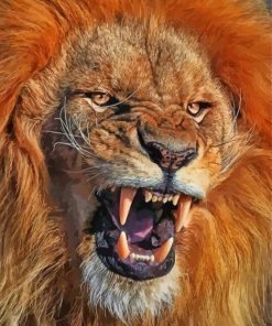 Roaring Lion Diamond Paintings