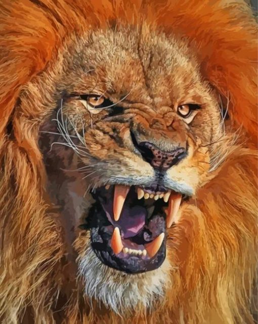 Roaring Lion Diamond Paintings