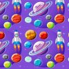 Rockets Space And Planets Diamond Painting