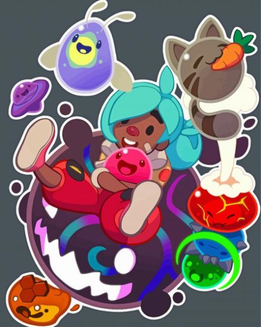 Slime Rancher Game Diamond Paintings