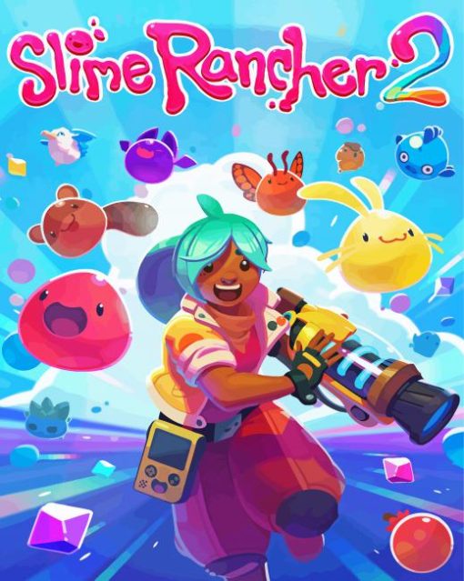 Slime Rancher Game Poster Diamond Paintings