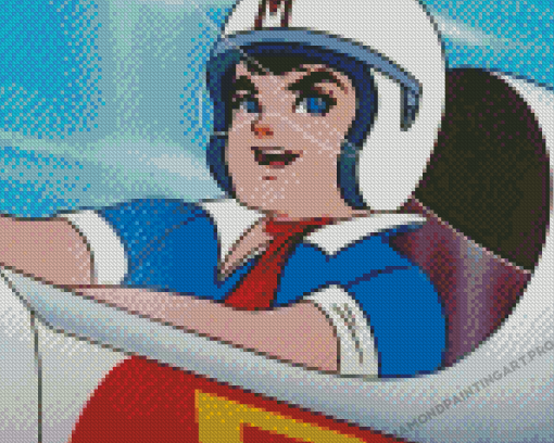 Speed Racer Animation Diamond Painting