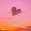 Sunset Heart Cloud Diamond Painting