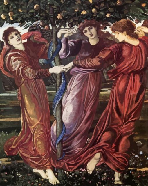 The Garden Of The Hesperides By Edward Burne Jones Diamond Painting