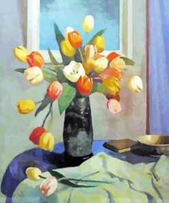 Tulips By George Telfer Bear Diamond Paintings