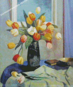 Tulips By George Telfer Bear Diamond Paintings