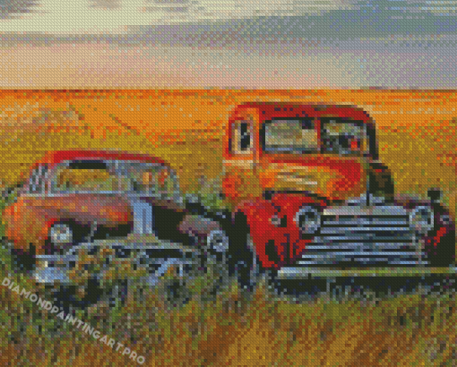 Vintage Cars Diamond Painting