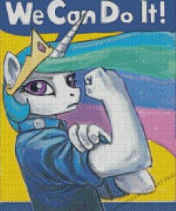 We Can Do It Unicorn Diamond Paintings