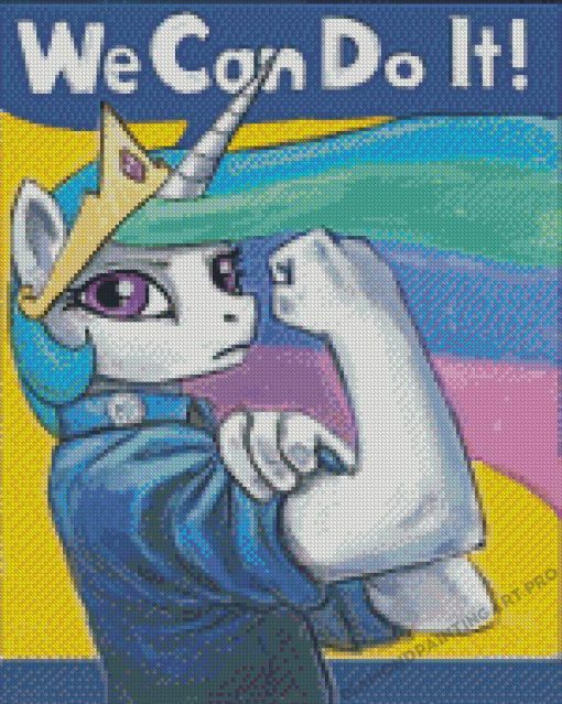 We Can Do It Unicorn Diamond Paintings