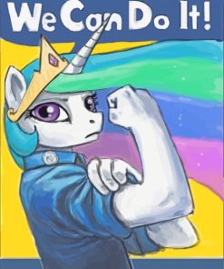 We Can Do It Unicorn Diamond Paintings