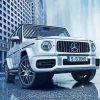 White G Wagon Diamond Painting