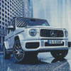 White G Wagon Diamond Painting