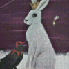 White Winter Hare Animal Diamond Paintings