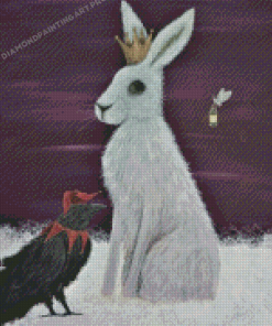 White Winter Hare Animal Diamond Paintings