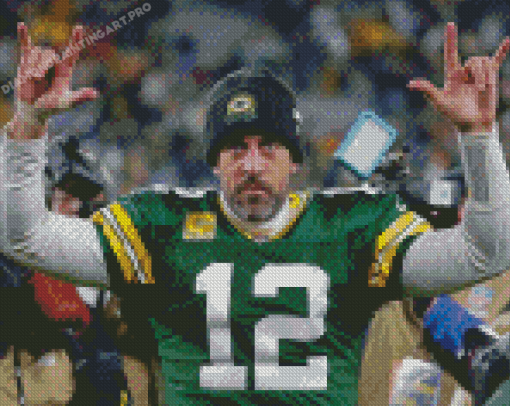 Aaron Rodgers Diamond Painting