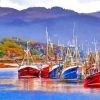 Abstract Tarbert Harbour Diamond Painting