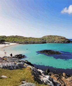 Achmelvich Bay Seascape Diamond Painting