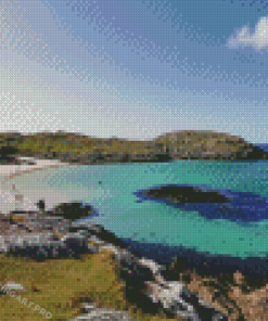 Achmelvich Bay Seascape Diamond Painting