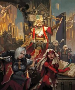 Adepta Sororitas The Sisters Of Battle Diamond Painting