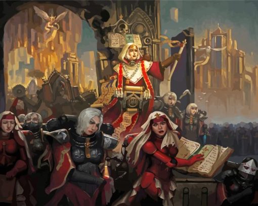 Adepta Sororitas The Sisters Of Battle Diamond Painting